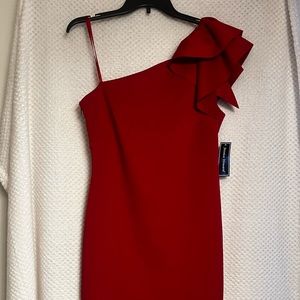 NWT Jessica Howard one shoulder dress